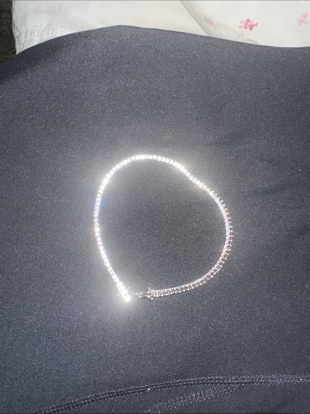 925 Sterling Silver Tennis Bracelet for Women - Sparkling Clear Crystal